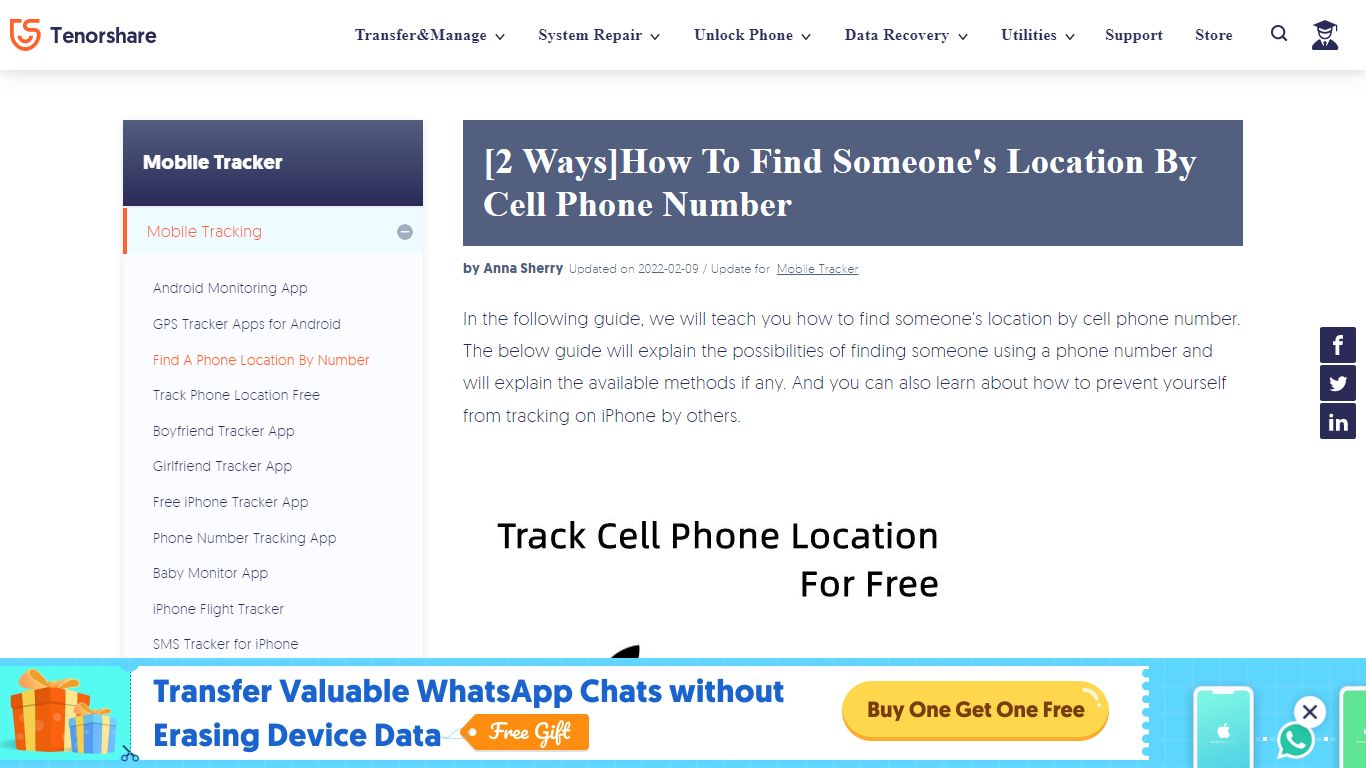 [Latest]How To Find Someone's Location By Cell Phone Number - Tenorshare